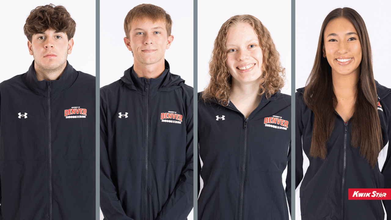 Denver Sweeps Summit League Weekly Swim & Dive Awards