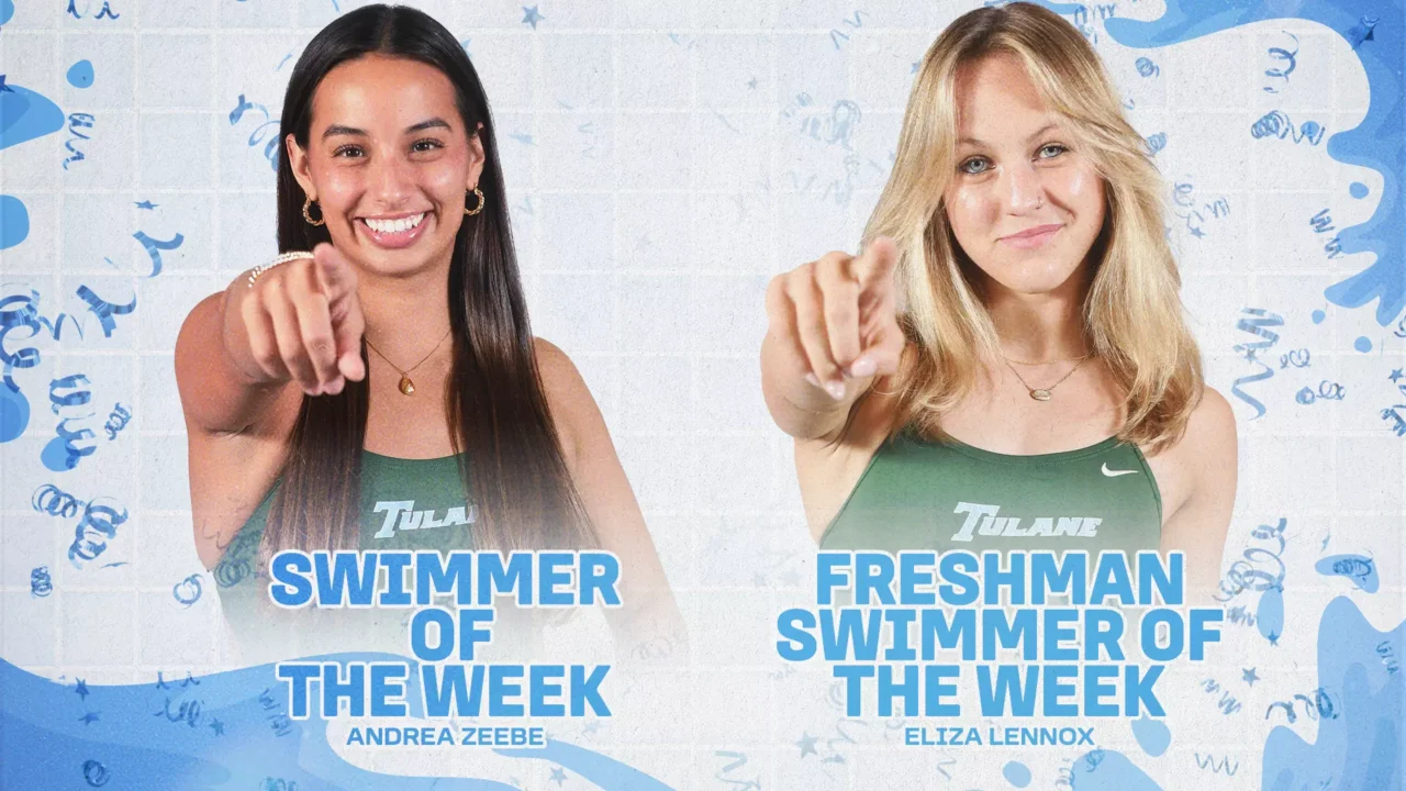 East Carolina, Tulane Earn American Conference Weekly Swimming & Diving Weekly Honors