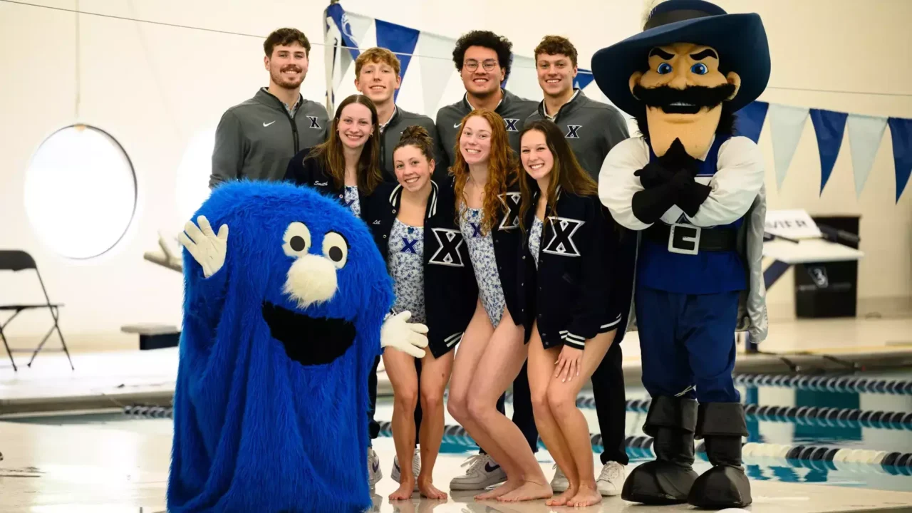 Xavier Sweeps Bellarmine on Senior Day