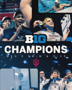 Indiana Men’s Swimming & Diving Wins Their 5th Straight Big Ten Championship