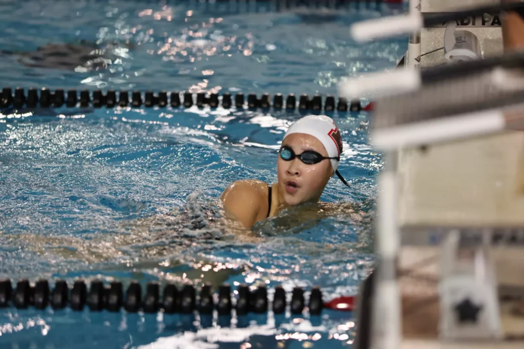 Brown’s Catherine Yu Wins Three Events To Highlight BU Winter Invite