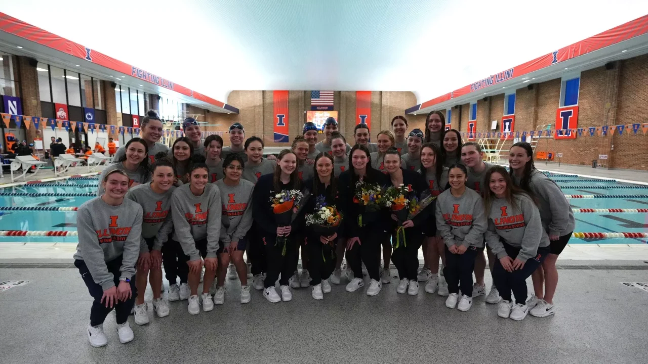 Illinois Defeats Eastern Illinois, 157-77, On Senior Day