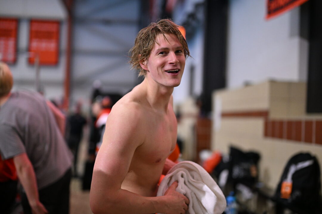 Mitchell Schott Smashes Ivy League Record in 200 IM Record with 1:40.93