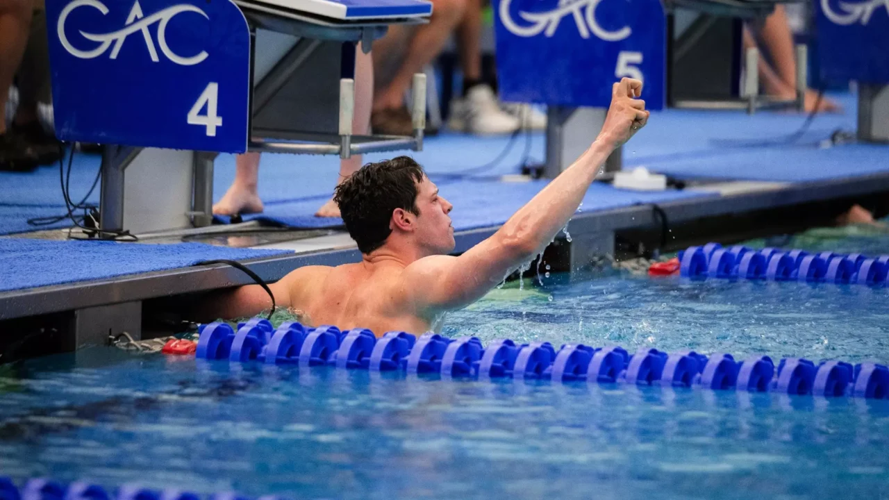 TCU’s Peter Horton Sets Program Record In 100 Free During Big 12 Time Trials