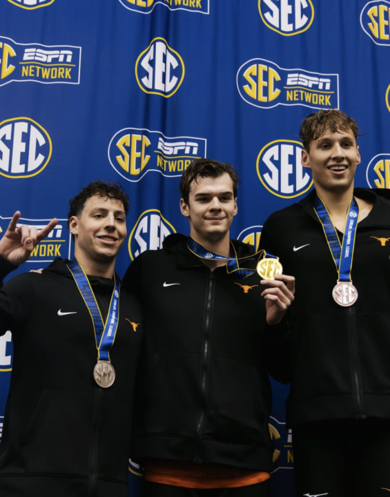 WATCH: Texas Goes 1-4 In The 200 IM & Other Race Videos From Day 5 of 2026 SECs