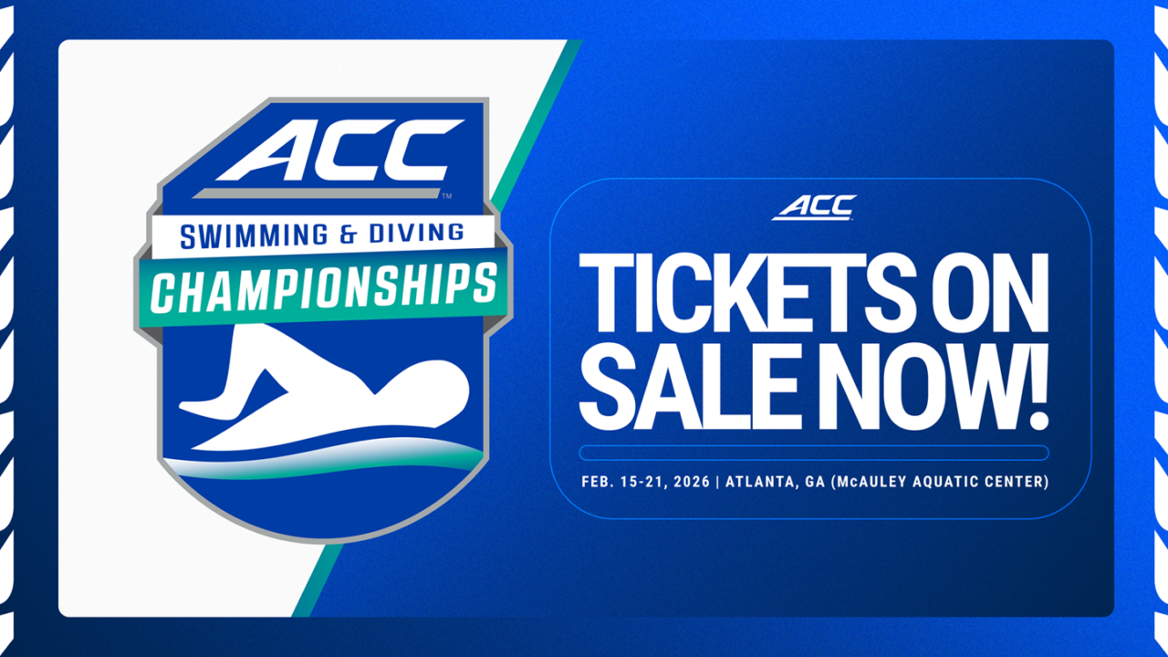 2026 ACC Swimming & Diving Championship Tickets Now on Sale