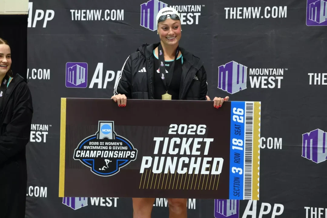 Mackenzie Lung Shatters Mountain West Championship Record with 58.17 100 BR on Day 3 of MW Champs