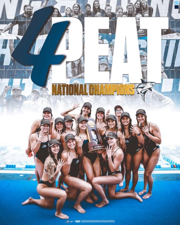 Nova Southeastern Women Claim 4th Straight NCAA Division II Championship Crown