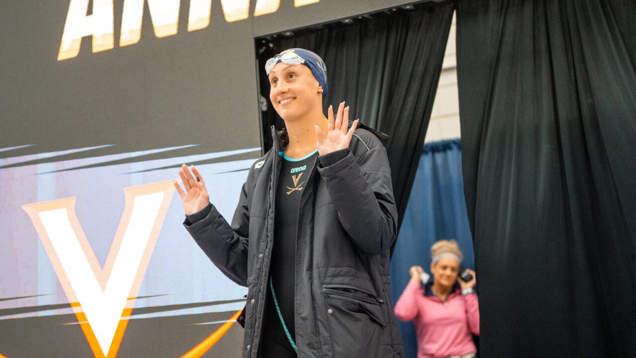 Anna Moesch Swims 24.27 50 Free To Become #9 American All-Time