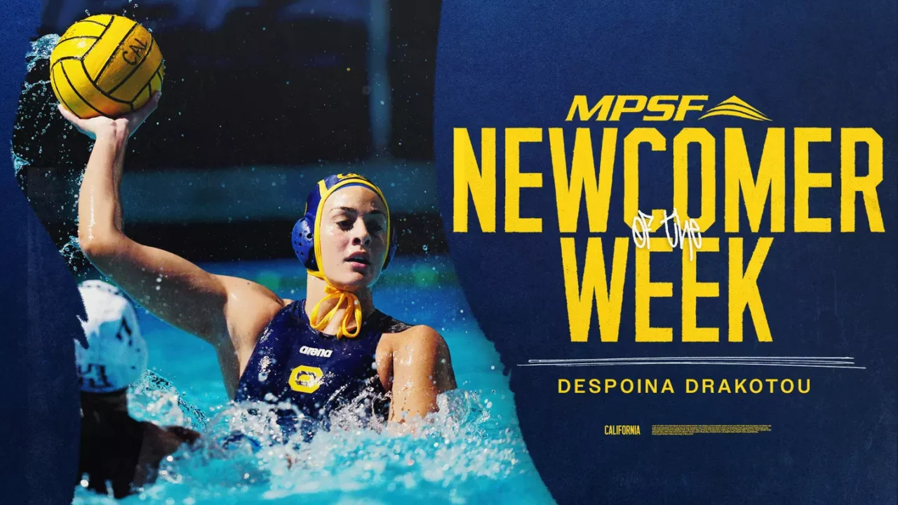 Cal’s Despoina Drakotou Earns 5th MPSF Newcomer of the Week Award