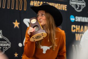 Campbell Stoll on 200 Fly NCAA Title for Texas: “It’s an honor to continue the legacy”