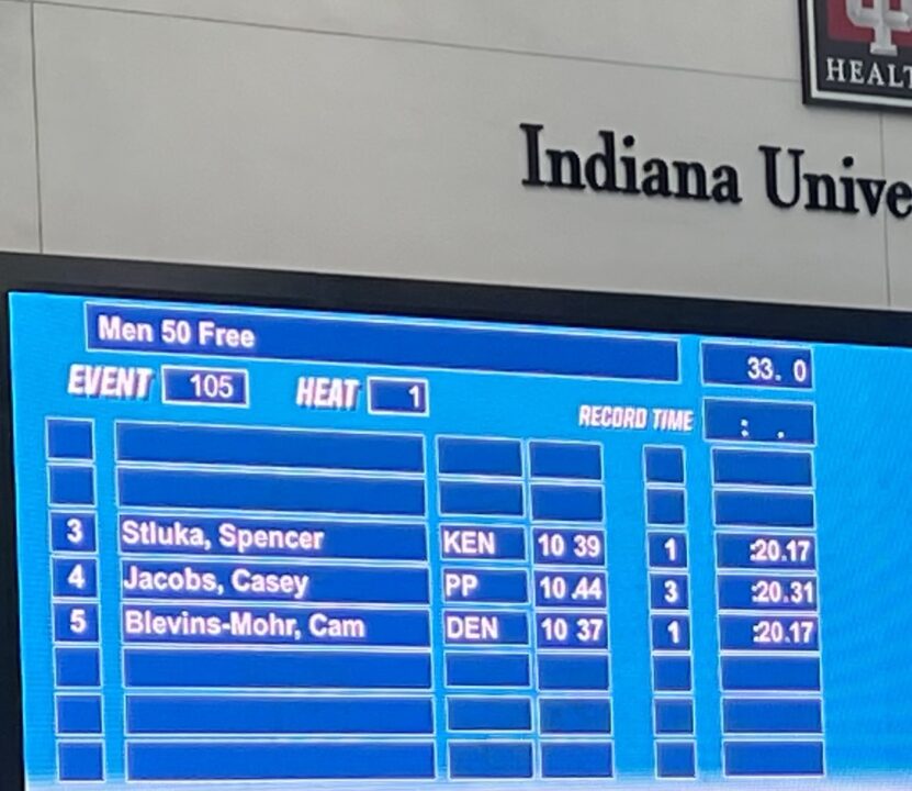 Double Swim-Off Settles Three-Way Tie for 16th in Men’s 50 Free At Division III NCAAs