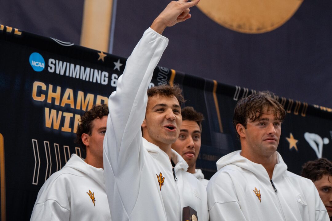 Fluidra Race Video of the Week: Arizona State Men Hold Off Florida In 200 Medley Relay At NCAAs
