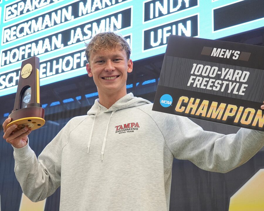 Tampa’s Jacob Hamlin Breaks Own Division II Record With 4:14.35 500 Freestyle