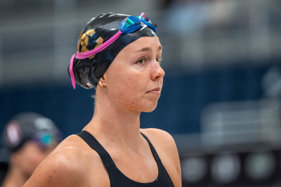 Justina Kozan Swims Personal Best During 400 IM, Moves To 22nd In World This Season