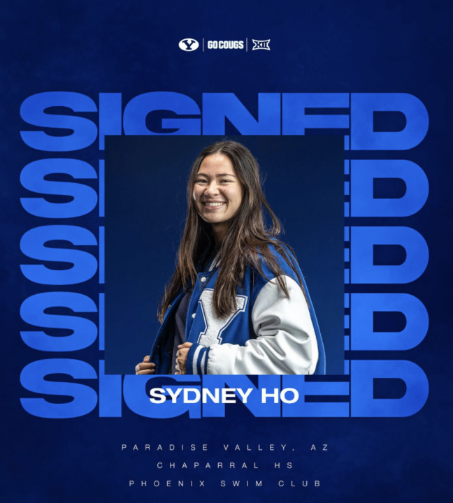 Distance Freestyler Sydney Ho Commits To BYU For 2026