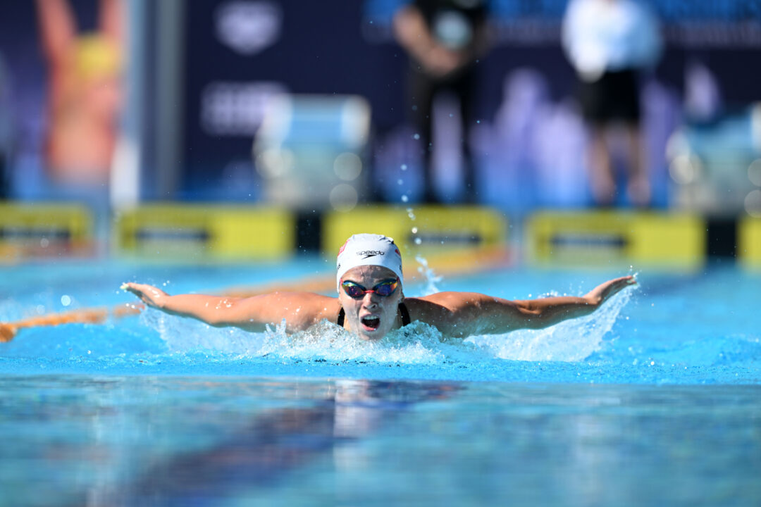 WATCH: Elizabeth Dekkers Set All Comers Record With 2:04.95 200 Fly