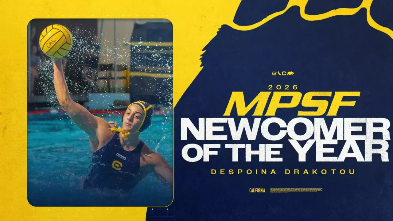 Cal’s Despoina Drakotou Named MPSF Newcomer of the Year