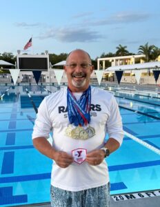 65-Year-Old Mike LaMonica Wins Four Events, sets two new records at YMCA National Masters Champs