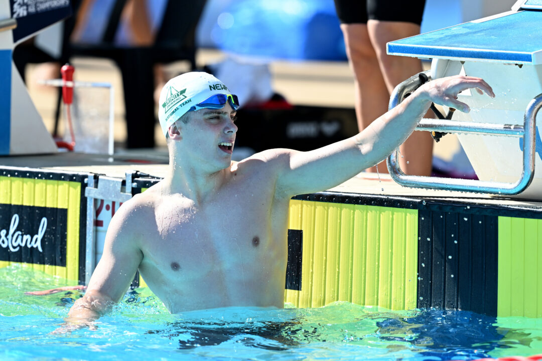 Montana Lowers Own Aussie Age Record In 16-Yr-Old Boys’ 50 Breaststroke
