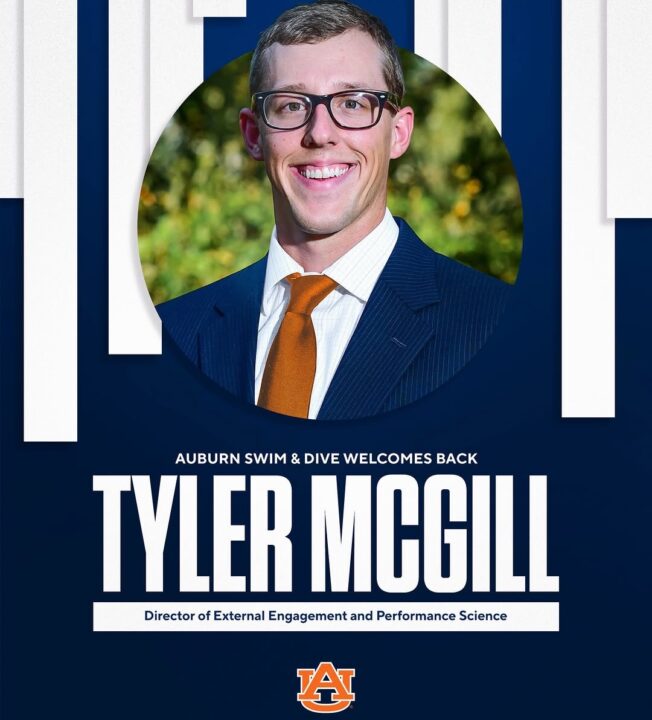 Auburn Hires Olympic Gold Medalist and Alumnus Tyler McGill to Coaching Staff