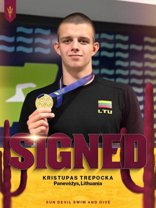World Championships Qualifier Kristupas Trepocka Commits to ASU for Fall 2026