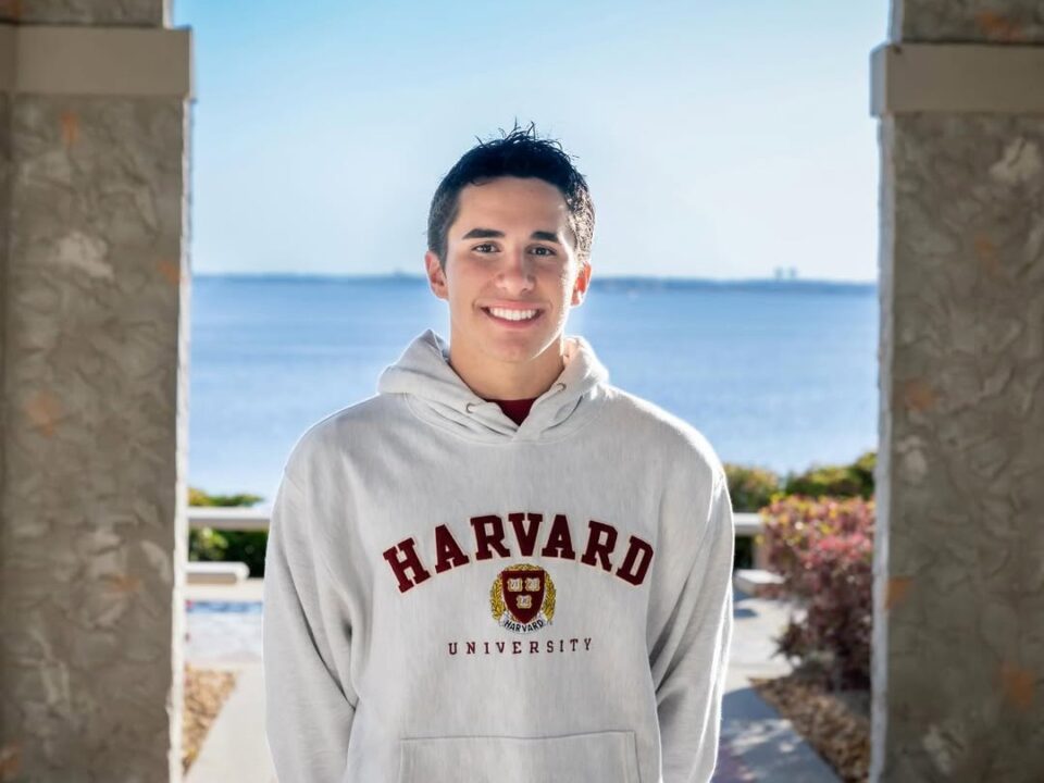Harvard Adds George Dovellos, 2025 Florida High School 100 Fly Champion, to Class of 2030