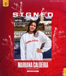 Brazilian Swimmer Mariana Caldeira Flips Commitment to Iowa State for Fall 2026