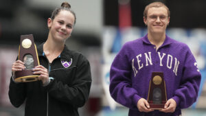 Kenyon’s Haag, Manske Earn NCAA Postgraduate Scholarships