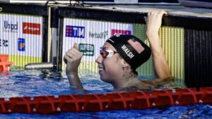 Gretchen Walsh se anotó un nuevo récord del mundo, ahora en Roma