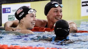 23.55 Seconds Ke Sath Gretchen Walsh Ne 50m Freestyle Me World Record Bnaya