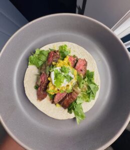 The Hungry Swimmer: Flank Steak Tacos