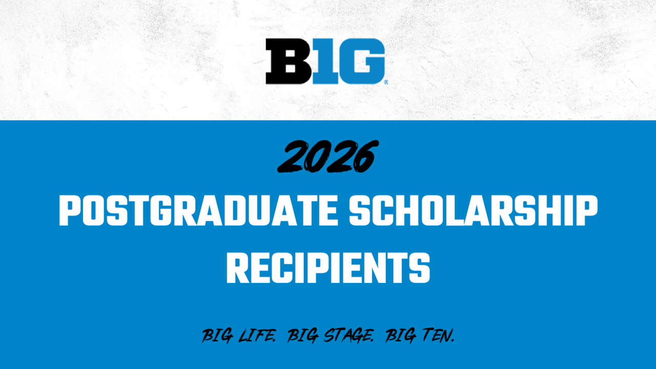 Big Ten Conference Announces 2026 Postgraduate Scholarship Recipients