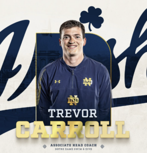 Notre Dame Promotes Trevor Carroll To Associate Head Coach