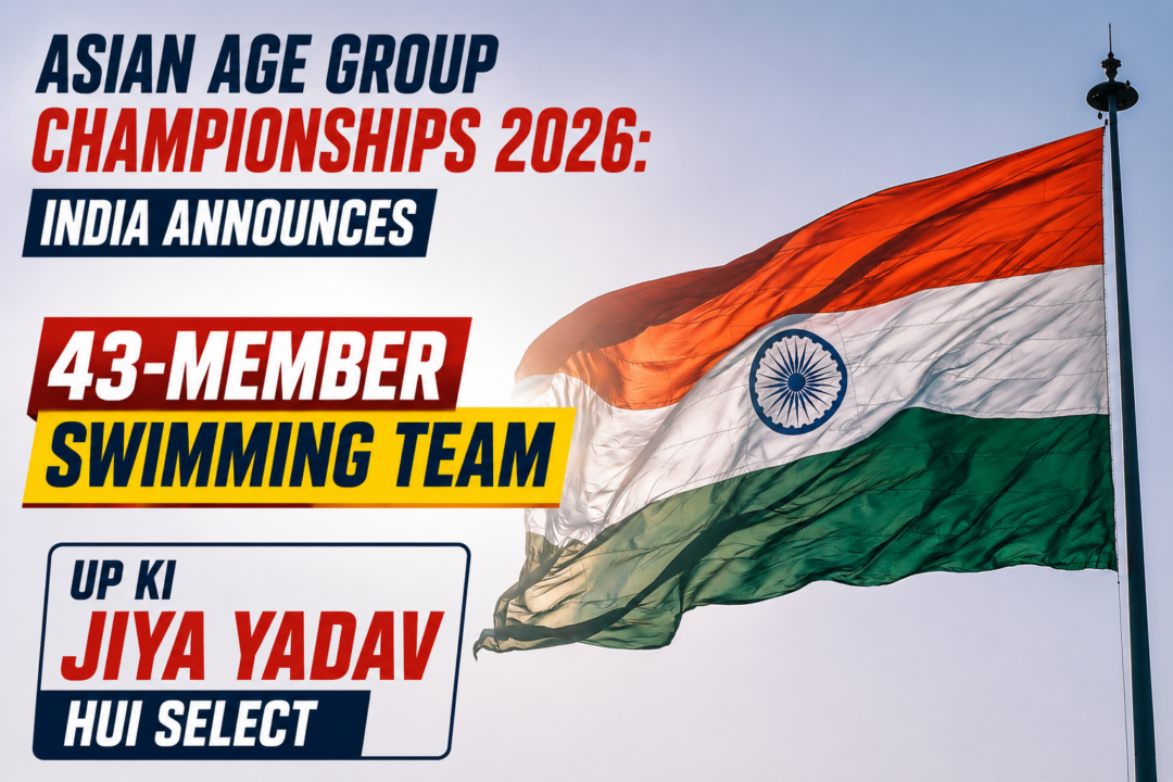 Asian Age Group 2026 India Ne Announces Ki 43-Member Swimming Team