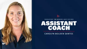 Carolyn Bolden Santee Joins Duquesne Swim & Dive Staff As Assistant Coach