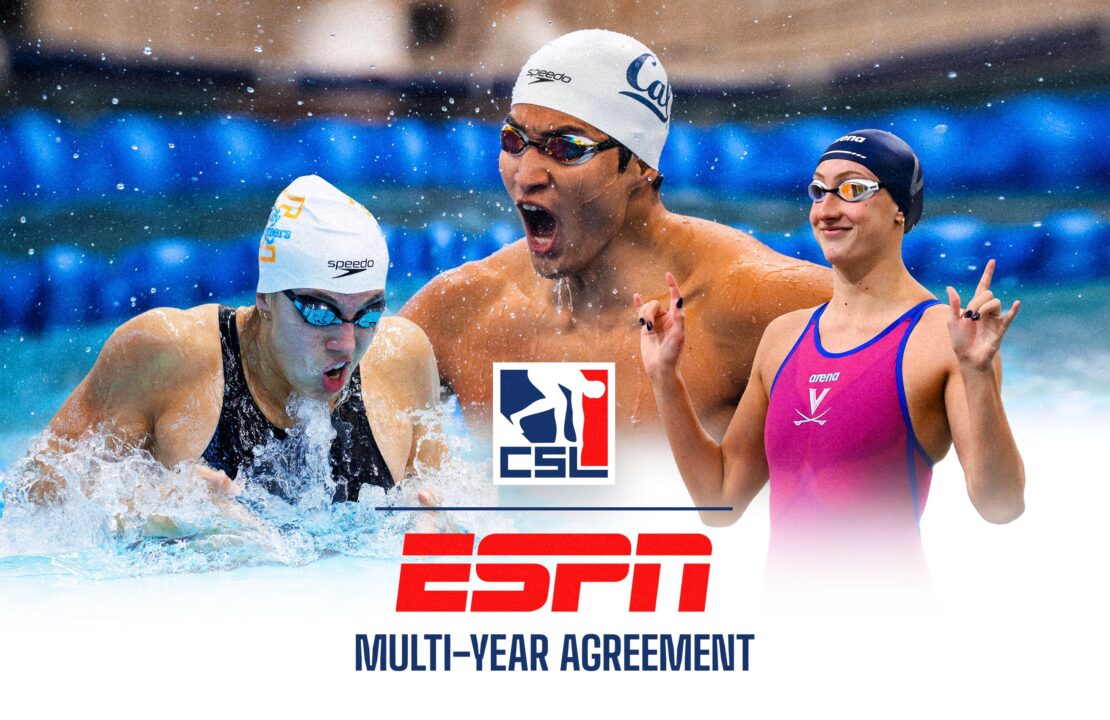 New College Swimming League Announce Multi-Year Media Rights Deal with ESPN