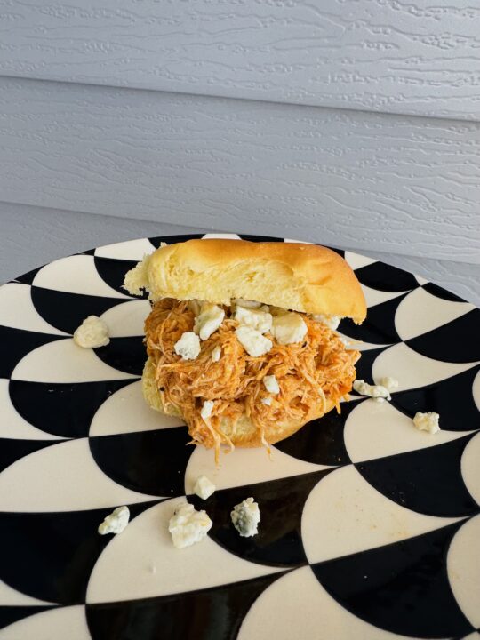 The Hungry Swimmer: Crockpot Buffalo Chicken Sandwich