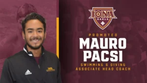 Mauro Pacsi Elevated to Associate Head Coach for Iona Swimming & Diving