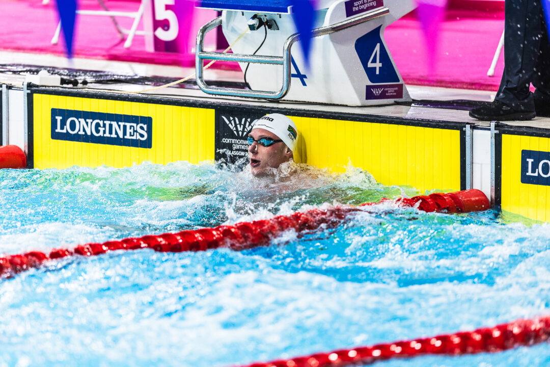 Pieter Coetze Lower Own Commonwealth Games 50 Back Record To Win Gold In 24.18